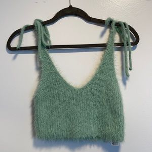 Turquoise Crop Top from Zara - Small